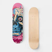 Skateboard Cerveau de Zombie (Recto)