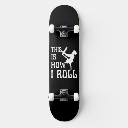 SKATEBOARD C'EST COMME ÇA QUE JE ROULE (Recto)