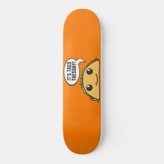 Skateboard C'est mardi Taco (Recto)