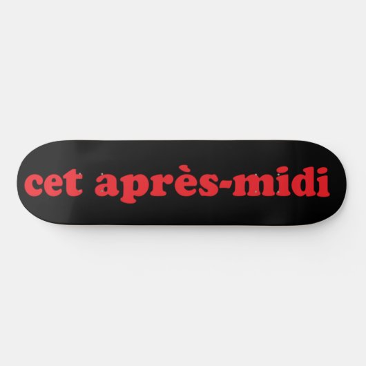 Skateboard cet après-midi (Horz)