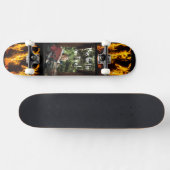 Skateboard - Cette fille est en feu ! Patinage (Horz)