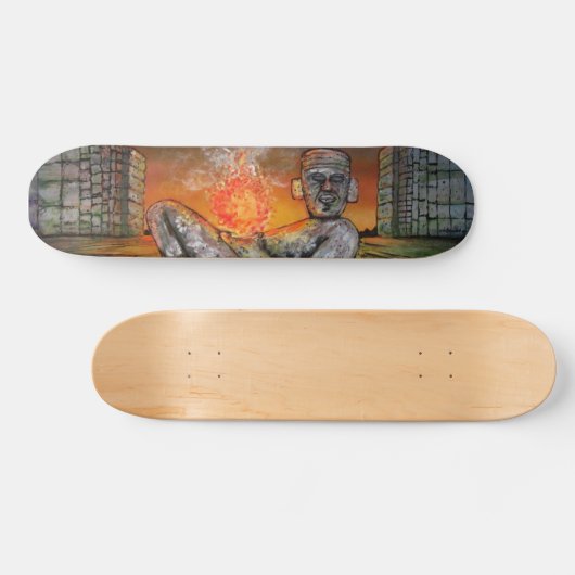 Skateboard Chacmool (Horz)