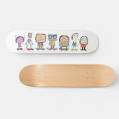 Skateboard Chacun fait de la planche à roulettes (Horz)