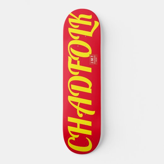 Skateboard CHAD FOLK Planche à roulettes (Recto)