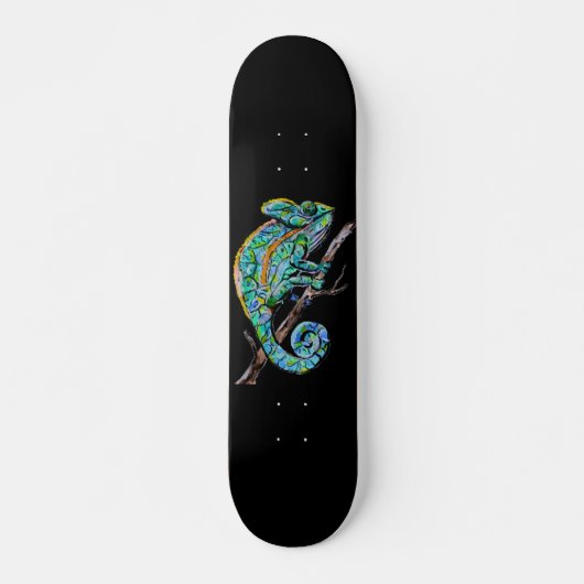 Skateboard Chameleon magique (Devant)