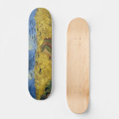 Skateboard Champ de blé de Vincent van Gogh avec les (Recto)