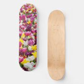 Skateboard champ plein de tulipes (Recto)