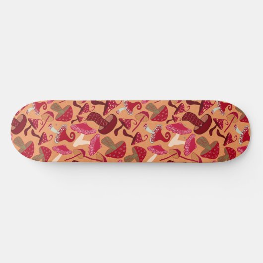 Skateboard Champignons mignons (Horz)