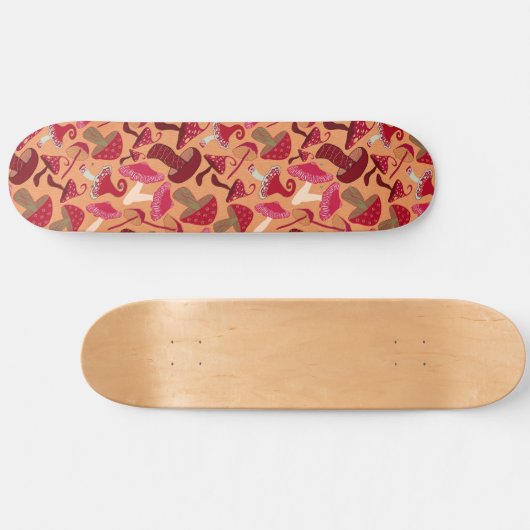 Skateboard Champignons mignons (Horz)
