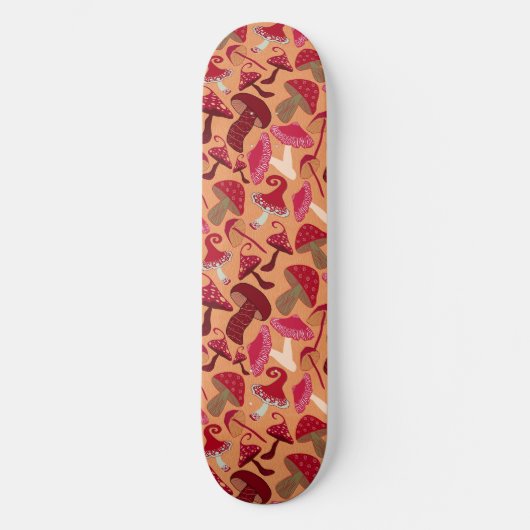 Skateboard Champignons mignons (Recto)