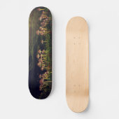 Skateboard Champignons sauvages mûrs dans la forêt (Recto)