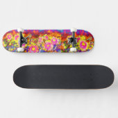 Skateboard Champs de tournesol rose (Horz)