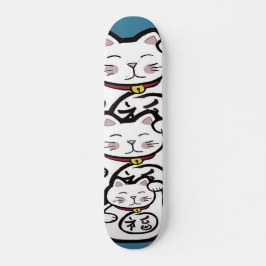 Skateboard chanceux-chats (Devant)