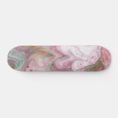 Skateboard Chandelle Vert rose doux Pont Abstrait (Horz)