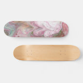 Skateboard Chandelle Vert rose doux Pont Abstrait (Horz)