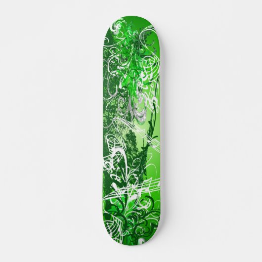 Skateboard Chanson verte (Devant)