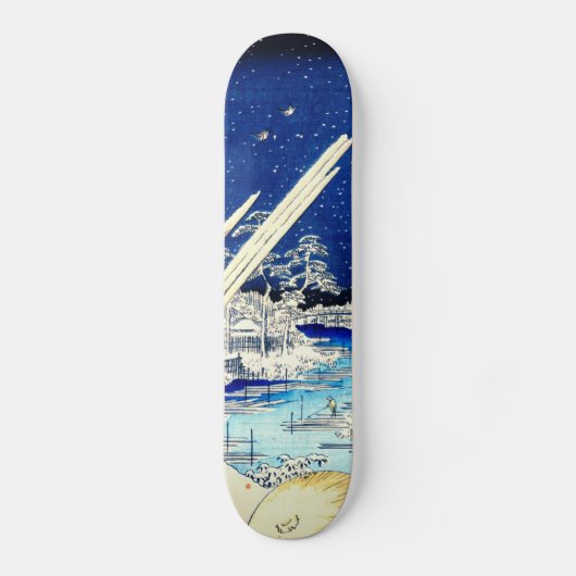 Skateboard Chantier de bois 1856 de Fukagawa (Recto)