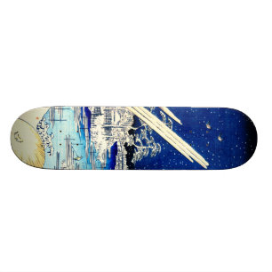 Skateboard Chantier de bois 1856 de Fukagawa