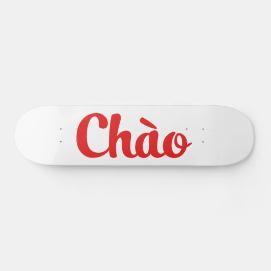 Skateboard Chào / Hello ~ Vietnam / Vietnamese / Tiếng Việt (Horz)