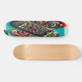 Skateboard "Chaos colorés" (Horz)