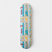 Skateboard Charlie Brown & Sally À La Plage (Recto)