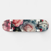 Skateboard Charme Floral Rose intemporel (Horz)