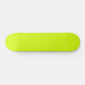 Skateboard Chartreuse Couleur jaune uni (Horz)