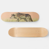 Skateboard Chasse au lever du soleil (Horz)