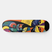 Skateboard Chat Abstrait Kitten (Horz)