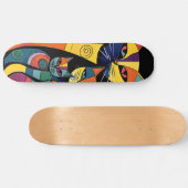 Skateboard Chat Abstrait Kitten (Horz)