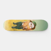 Skateboard Chat adorable avec Hen à la ferme (Horz)
