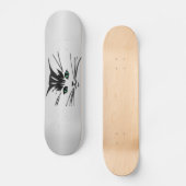 Skateboard Chat aux yeux verts (Recto)