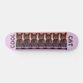 Skateboard Chat Cool Fille (Horz)