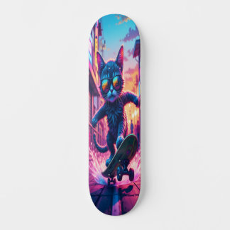 Skateboard Chat cool sur roues Edition 2