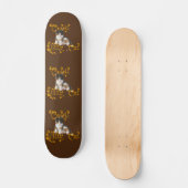 Skateboard Chat Cutest - Chat Kitty - Journée Internationale (Recto)