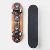 Skateboard Chat de dessin animé (Recto)