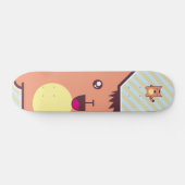 Skateboard Chat de Kawaii (Horz)