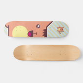 Skateboard Chat de Kawaii (Horz)