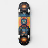 Skateboard Chat de l'espace (Recto)