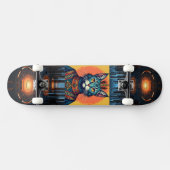 Skateboard Chat de l'espace (Horz)
