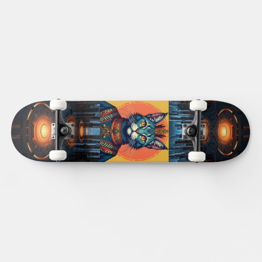 Skateboard Chat de l'espace (Horz)
