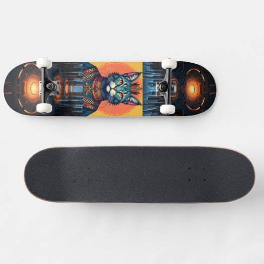 Skateboard Chat de l'espace (Horz)