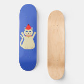 Skateboard Chat de Noël mignon (Recto)