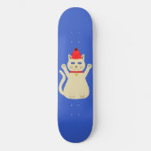 Skateboard Chat de Noël mignon (Recto)