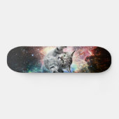 Skateboard Chat drôle dans l'espace (Horz)
