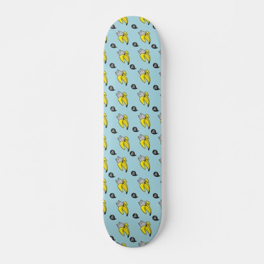 Skateboard Chat en banane (Devant)