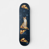 SKATEBOARD CHAT ET PIZZA DANS LE SKATEBOARDS SPATIAL (Devant)