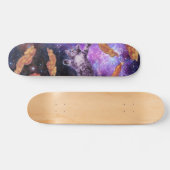 Skateboard Chat frappé lard avec oeil laser (Horz)