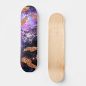 Skateboard Chat frappé lard avec oeil laser (Recto)