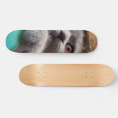 Skateboard Chat gris en carton (Horz)